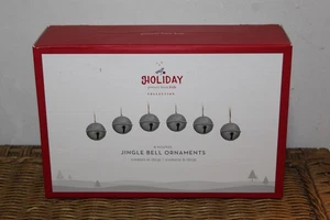 Pottery Barn Holiday Jingle Bell Ornaments. 6 pcs set - Picture 1 of 3