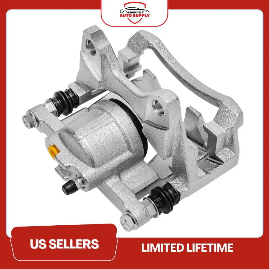 Pinza de freno trasera derecha del lado del pasajero con conjunto de soporte para Jeep Wrangler JK Foto 1 de 2