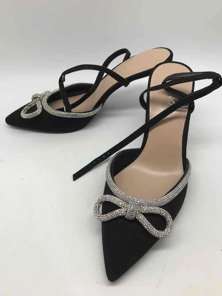 Kelly & Katie Black Size 10 Slingback Heels - Image 1 of 4
