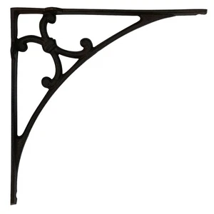 Pair of Cast Iron Shelf Brackets 9.25 Inch - The Tupelo - Picture 1 of 3