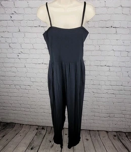 Jersey prAna Negro Calado Boho Tirantes Ajustables Bolsillos Cortos 1 Pieza Talla XL - Imagen 1 de 14