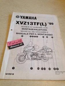 Yamaha XVZ13TF(L) 1999 XVZ13 Tf XVZ 1300 Instalacion Manual Montaje Preparación - Imagen 1 de 5