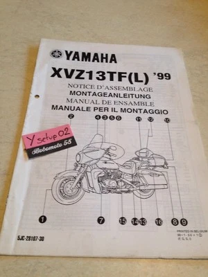 Yamaha XVZ13TF(L) 1999 XVZ13 Tf XVZ 1300 Instalacion Manual Montaje Preparación - Imagen 1 de 4