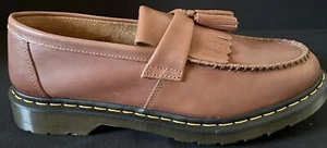 Zapato Carrara Doc Martens Adrian YS Smooth Saddle Bronceado Hombres Talla 13 14w 12uk 47eu Nuevo - Imagen 1 de 5