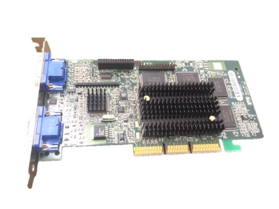 MATROX G4+MDHA/32/0EM G450 DUAL MONITOR AGP GRAPHICS CARD 906-04 NEW. - Image 1 of 4