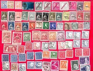 About 600 Worldwide Stamps & Pictorials Used & Mint π - Picture 1 of 13