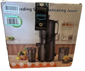 Exprimidor de prensa en frío Amumu máquinas de masticación lenta sin BPA 250W JC-30 NUEVO - Imagen 1 de 3