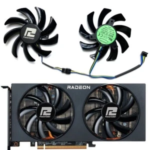 85mm PowerColor RX 5600 5700 6500 6600 XT 6700 Fighter Fan Replacement 4Pin TD24 - Picture 1 of 4