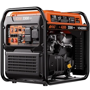 AIVOLT 4200W Open Frame Inverter Generator, Gas Powered Generator for Home - Picture 1 of 6