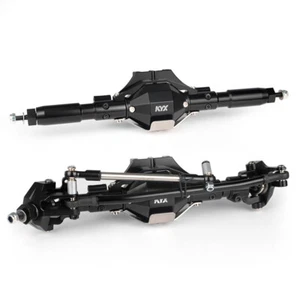 Juego de ejes delanteros y traseros diamantes de metal KYX para stock axial SCX10 II 90046 90047 - Imagen 1 de 11