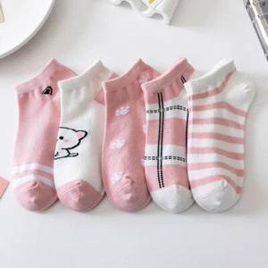 Comfortable Women Socks Breathable Low Cuff Sock Ankle Socks Spring Summer - Picture 1 of 10