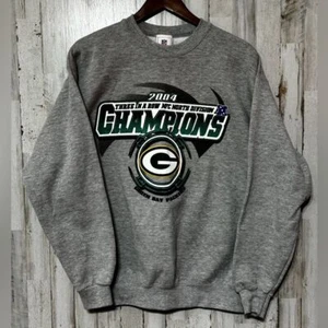 Vintage Green Bay Packers 2004 Champions Crewneck Medium - Picture 1 of 7