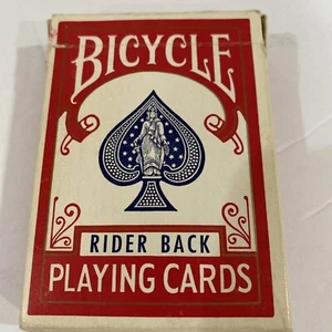 Vintage BICYCLE 808 Playing Cards Red Rider Back Air-Cushion Finish - Bild 1 von 4