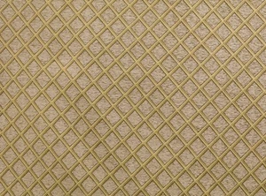 Upholstery Chenille Oatmeal Diamond Drapery home fabric by the yard 57" Wide - Picture 1 of 1