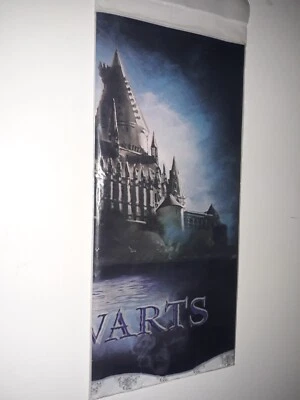 Harry Potter Hogwarts House Plastic Table Cover Birthday Party 54" x 96" NEW - Image 1 of 4