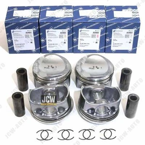 4x MAHLE Pistons & Rings Set For VW Beetle Audi A3 A4 A5 1.8 TFSI - Picture 1 of 6