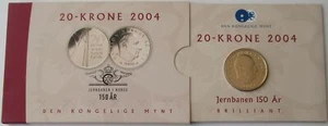 Norwegen 20 Kroner 2004 150 Jahre Eisenbahn - Picture 1 of 3