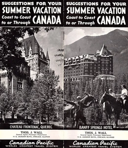 Canadian Pacific 1938 Brochure Canada Vacations Accommodations Photos Map   - Picture 1 of 6