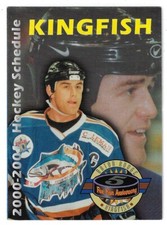 2000-01 Baton Rouge Kingfish ECHL Hockey Schedule !!! Powerade