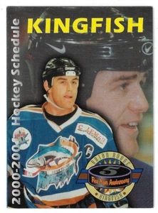 2000-01 Baton Rouge Kingfish ECHL Hockey Schedule !!! Powerade - Bild 1 von 1