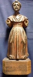 alte polychrome christliche Figur - Picture 1 of 8