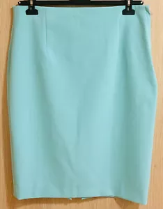 ZARA WOMAN Light Blue Mint Pencil Skirt SIZE XL EXTRA LARGE Brand New with Tags - Picture 1 of 6