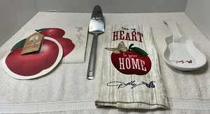 Dolly Parton Red Apple Kitchen Towel Spoon Rest Pie Server Sponge Sold Out DG - Picture 1 of 7