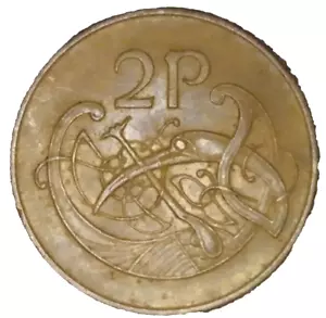 1975 IRELAND - Vintage Eire Irish 2 Pence Harp 🤩 Circulated Bronze Coin 🤩 - Picture 1 of 2
