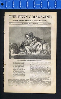Silence the Children & Cormorant Fishing in China-The Penny Magazine Feb 28 1835 - Image 1 of 2