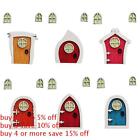 Gift Toys Fairy Tale Gate Doll Furniture Doors Wooden Frame Doll House Window