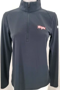 NEW Maryland Terrapins Terps Under Armour Black 1/4 Zip Pullover Shirt Women's M - Picture 1 of 9