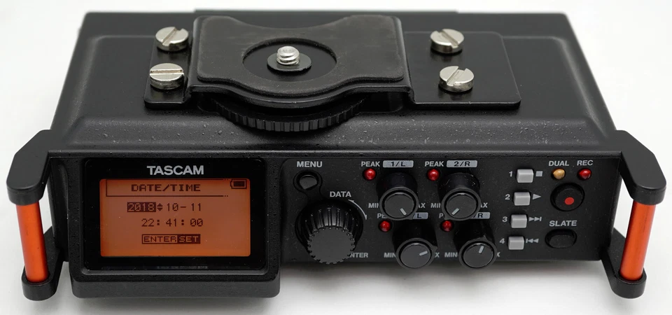 TASCAM DR-70D 4-Channel Audio Recording Device for DSLR Cameras - Black - Image 1 of 4