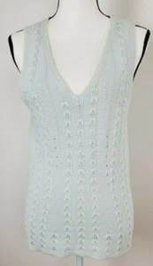 Top de mujer J Jill talla mediana hermoso color verde claro  - Imagen 1 de 12