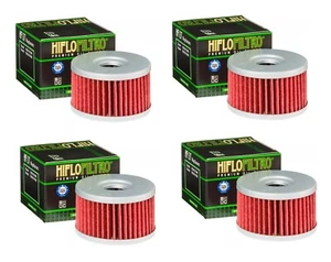 4 HifloFiltro Oil Filters HF137 For Suzuki DR650 1990-2025 500 600 750 800 - Picture 1 of 4