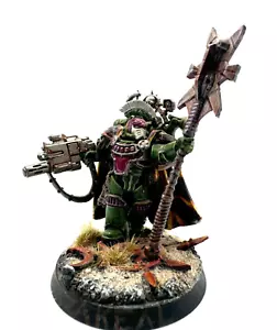 KITBASH APOSTOLO OSCURO / CAPPELLANO DIPINTO Caos Space Marines Horus Eresia 40K - Foto 1 di 6