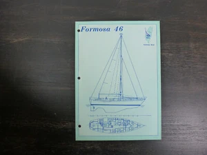 Formosa 46 original factory sailboat brochure - Picture 1 of 2
