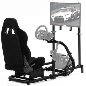 Dardoo Abitacolo Da Corsa Con Supporto TV E Sedile Per G923 G920 T500 FANTEC TGT - Picture 1 of 37