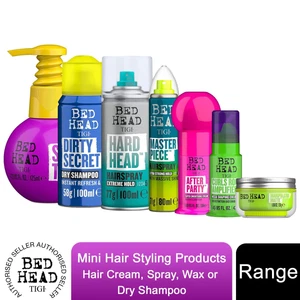 BedHead By TIGI Mini Hair Styling Range of Hair Cream, Spray, Wax or Dry Shampoo