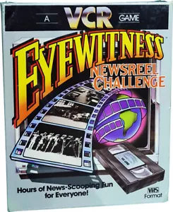 Juego de VCR: Eyewitness VHS Newsreel Challenge, Vintage 1985 Coleccionable, ¡Nuevo Sin usar, en caja! - Imagen 1 de 4