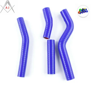Blue For Yamaha WR450F WR 450F 2007-2011 Silicone Radiator Coolant Hoses Kit - Bild 1 von 8