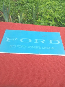 1973 Ford Owner's Manual  - Imagen 1 de 3