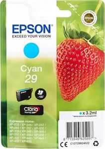 Strawberry Ink Cartridge 235M177 Expression Home XP-445 Series Cyan Epson New - Photo 1/5