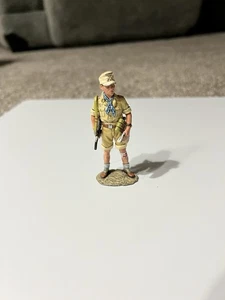 King & Country 2003 Afrikakorps Soldat Figur 1:30 WWII Chipped Paint on Hat - Bild 1 von 6