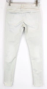 MAISON SCOTCH Ams Blauw Women`s Jeans W25/L32 Skinny Ivory Cotton Strech - Picture 1 of 12