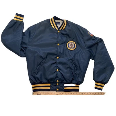 Chaqueta de bombardero de colección de Estados Unidos American Legion Post 48 XL recuerdos vintage coleccionables Foto 1 de 4
