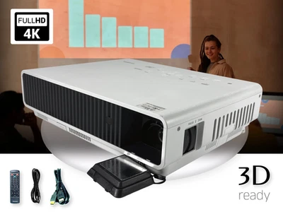 DLP Projector for Racing Simulators, Driving Training 2500 Lumens Long Life 4K - Image 1 of 4