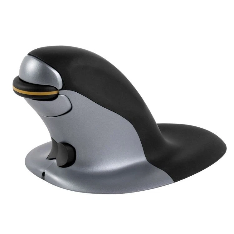 Fellowes 9894701 Medium Penguin Ambidextrous Vertical Mouse - Wireless - Image 1 of 3