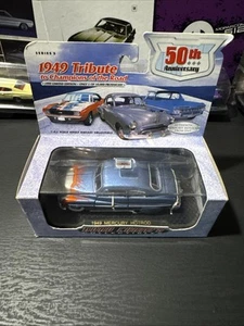 1949 FORD MERCURY HOTROD BLUE 50 TH ANNIVERSARY ROAD CHAMPS 1:43 - Picture 1 of 7