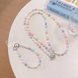 Hanging Decoration Crossbody Phone Chain Candy Color Messenger Bag Chain Phone - Photo 1 sur 11
