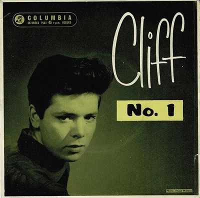 CLIFF RICHARD AND THE DRIFTERS Cliff No. 1 EP Vinyl Record 7 Inch Columbia 1959 - Image 1 of 4